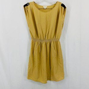 Charming Charlie Cream Dress Smocked Waist